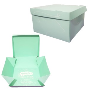 PACKING CAJA SORPRESA EXPLOSIVA VERDE 20x20x12cm COD552